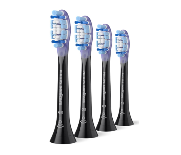 Philips Sonicare Końcówki G3 Premium Gum Care Czarne 4 szt. HX9054/88 - 1579305 - zdjęcie