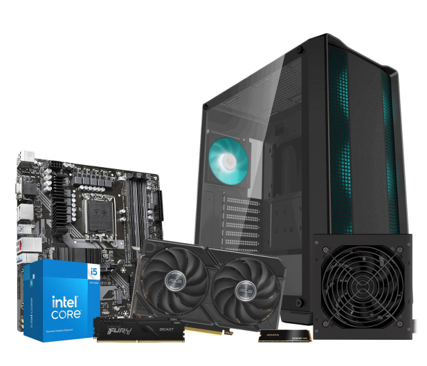 Polecany zestaw Core i5 14400F/16GB/512GB/RX 9060 XT - 1509626 - zdjęcie