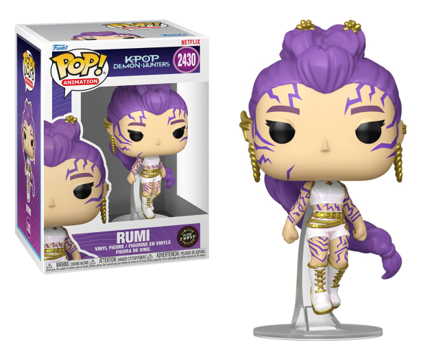Funko POP POP Animation: KPOP Demon Hunters - Rumi w/Chase (Glow) - 1581104 - zdjęcie