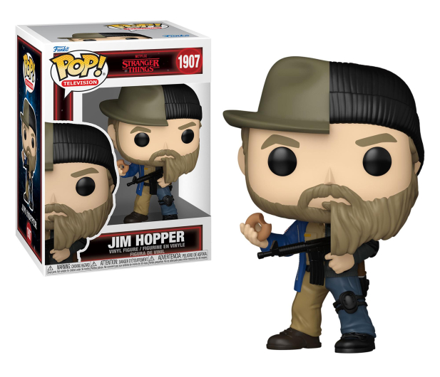 Funko POP POP TV: Stranger Things - Jim Hopper SPLIT - 1581107 - zdjęcie