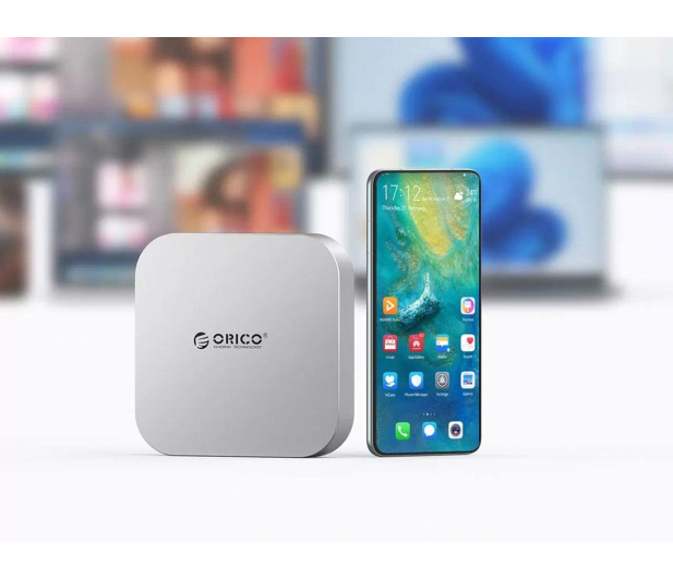 Orico MiniLink 9w1 z kieszenią na dysk twardy - srebrna - 1486729 - zdjęcie 5