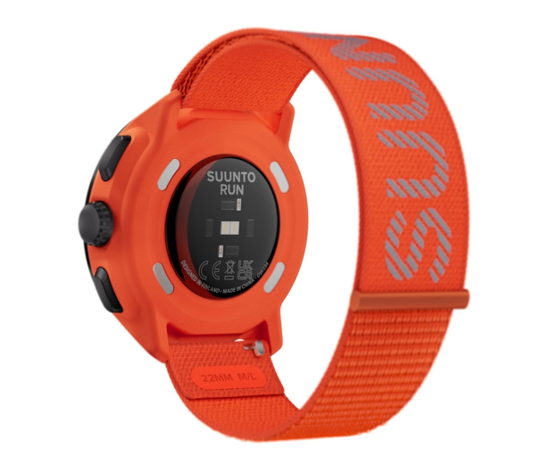 Suunto 22mm Athletic 7 Loop Textile Strap Coral Orange S/M+M/L - 1582527 - zdjęcie 3