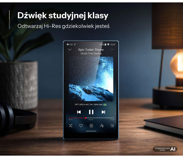FiiO FiiO JM21 (4GB+64GB) Sky Blue - Przenośny odtwarzacz Hi-Res - 1583261 - zdjęcie 6