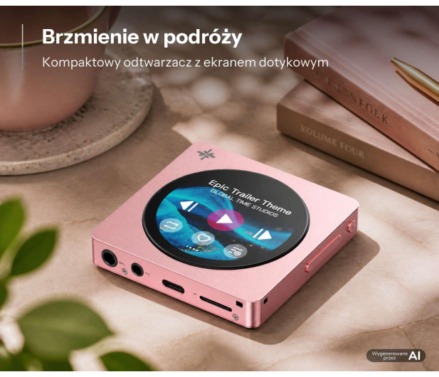 FiiO FiiO SnowSky Disc pink - przenośny odtwarzacz audio + DAC/AM - 1583268 - zdjęcie 3