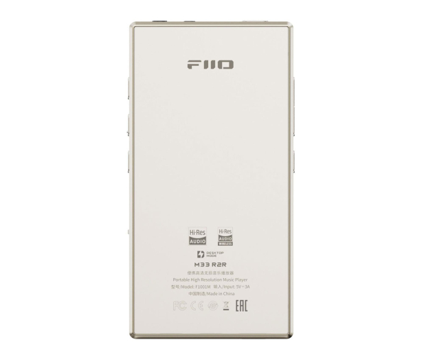 FiiO FiiO M33 gold - przenośny odtwarzacz audio R2R - 1583265 - zdjęcie 3