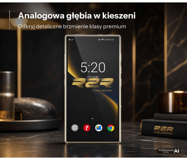 FiiO FiiO M33 gold - przenośny odtwarzacz audio R2R - 1583265 - zdjęcie 4