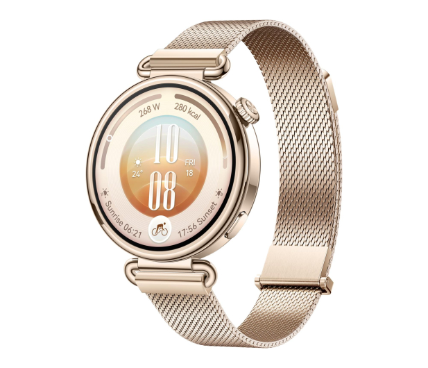 Huawei Watch GT 7 Classic 41mm + pasek Milnese gold - 1585098 - zdjęcie