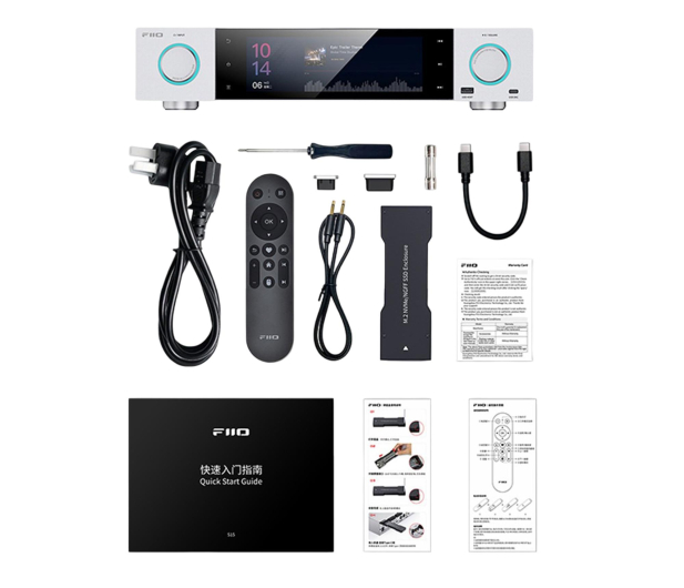 FiiO FiiO S15 - Silver - Hi-Res Audio Streamer - 1583280 - zdjęcie 4
