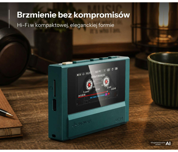 FiiO FiiO SNOWSKY ECHO green - Przenośny odtwarzacz Hi-Res - 1583270 - zdjęcie 6