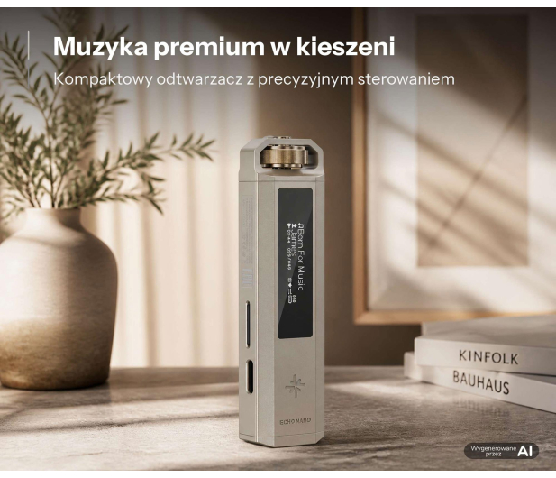 FiiO FiiO SNOWSKY ECHO NANO titanium - przenośny odtwarzacz audio - 1583275 - zdjęcie 5