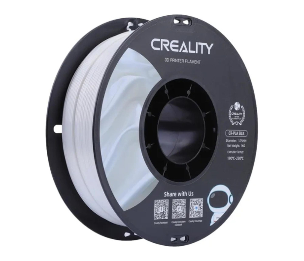CREALITY Filament CR-Silk PLA (Biały) - 1340704 - zdjęcie