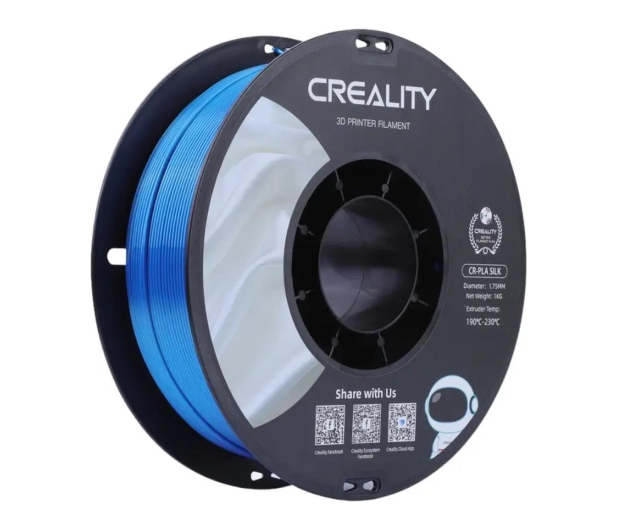 CREALITY Filament CR-Silk PLA (Niebieski) - 1340706 - zdjęcie