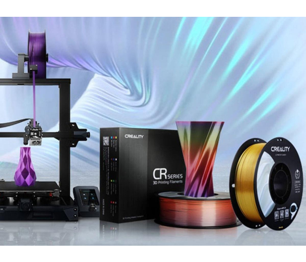 CREALITY Filament CR-Silk PLA (Złoto-srebrny) - 1340709 - zdjęcie 2