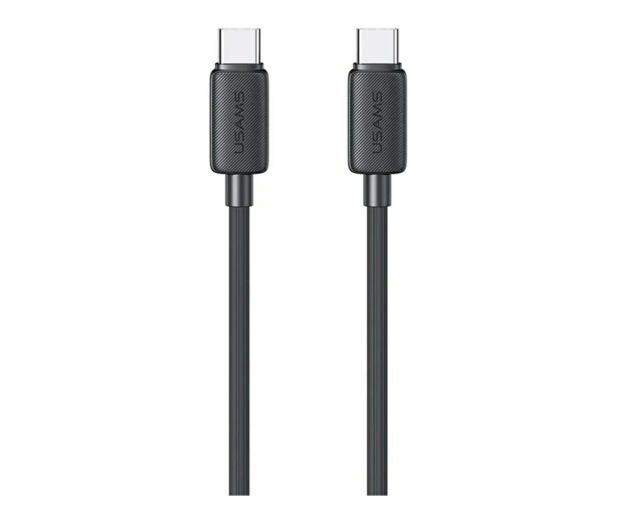 USAMS Kabel US-SJ691 60W USB-C do USB-C 1m czarny - 1569097 - zdjęcie