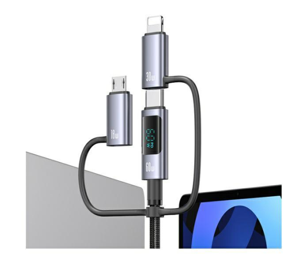 USAMS Kabel 6w1 Fast charging 60W 1,2m Data Cable - 1569099 - zdjęcie 3