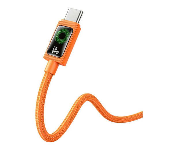 USAMS Kabel PD 60W USB-C/USB-C 1,2m pomarańczowy - 1569113 - zdjęcie 2