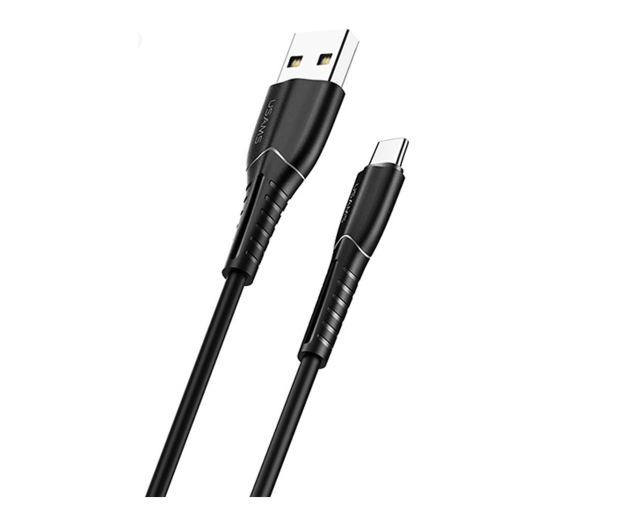 USAMS Kabel U35 microUSB 2A Fast Charge 1m czarny SJ365USB01 - 1569023 - zdjęcie