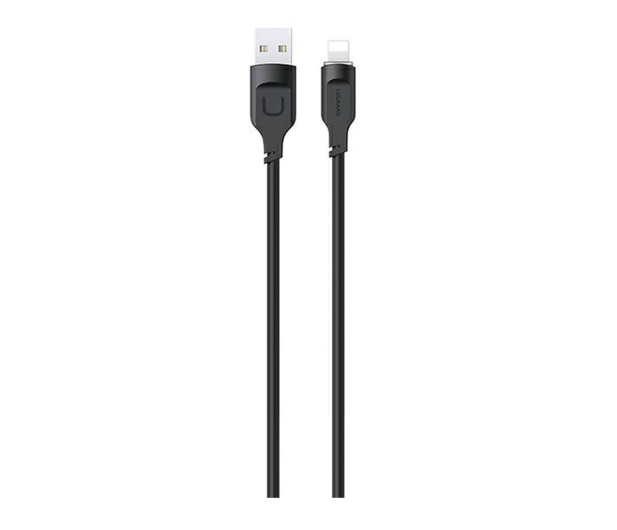 USAMS Kabel lightning 2,4A 1,2m Fast Charging czarny - 1569076 - zdjęcie