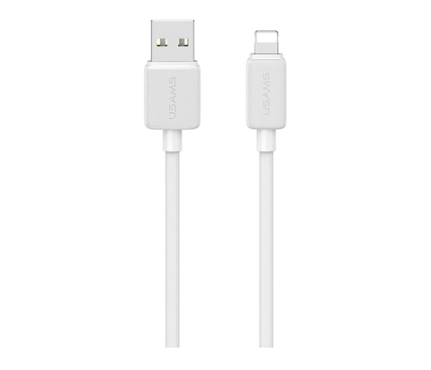 USAMS Kabel US-SJ694 2,4A Lightning do USB-A 2m biały - 1569069 - zdjęcie