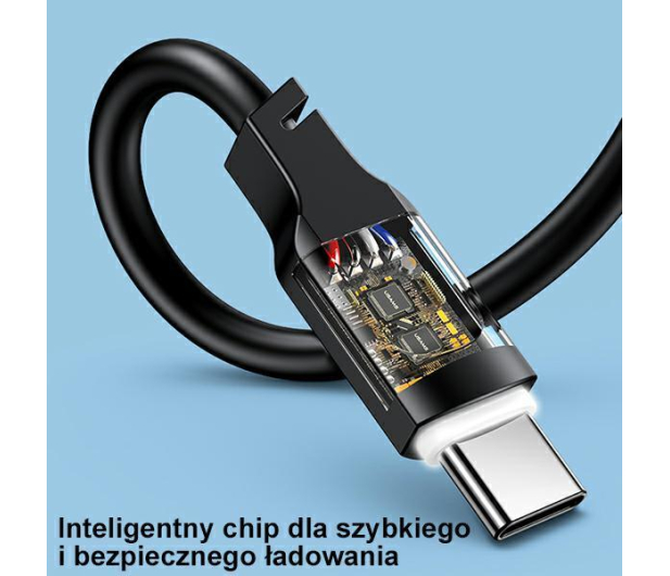 USAMS Kabel USB-C/USB-C 100W 1,2m Port Display zielony - 1569062 - zdjęcie 8