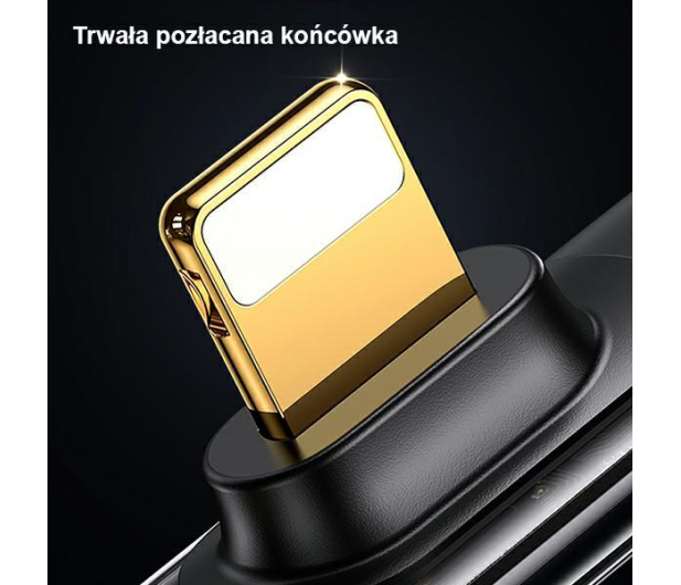 USAMS Kabel kątowy USB-C/Lightning PD 20W Fast Charge 1,2m czarny - 1568993 - zdjęcie 8