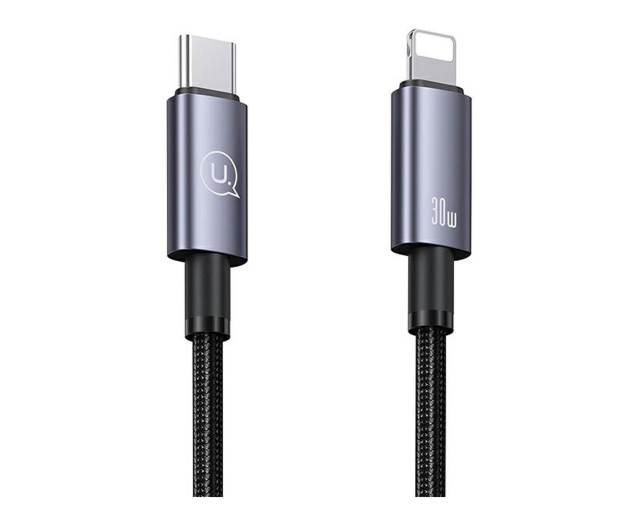 USAMS Kabel USB-C na Lightning 30W 1,2mFast Charging stalowy - 1569031 - zdjęcie