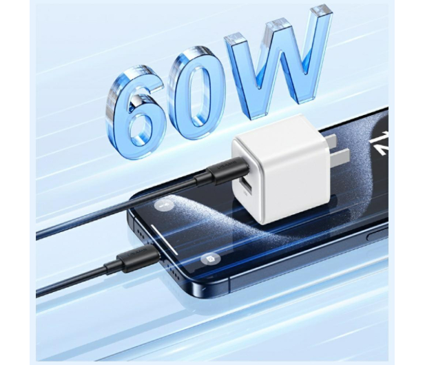 USAMS Kabel USB-C na USB-C 60W 1mFast Charging YD Series czarny - 1569001 - zdjęcie 3