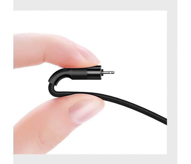 USAMS Kabel pleciony 3w1 1,5m 2Aczarny (lightning/microUSB/USB-C) - 1568988 - zdjęcie 8