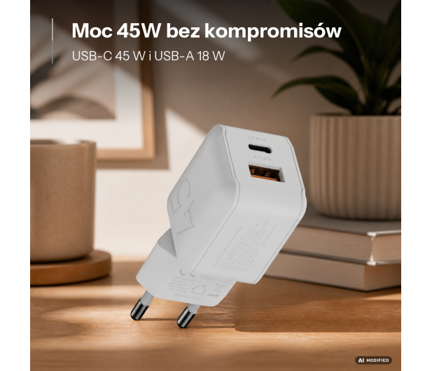 Xtorm Ładowarka sieciowa NextGen 45W biała - 1572677 - zdjęcie 2
