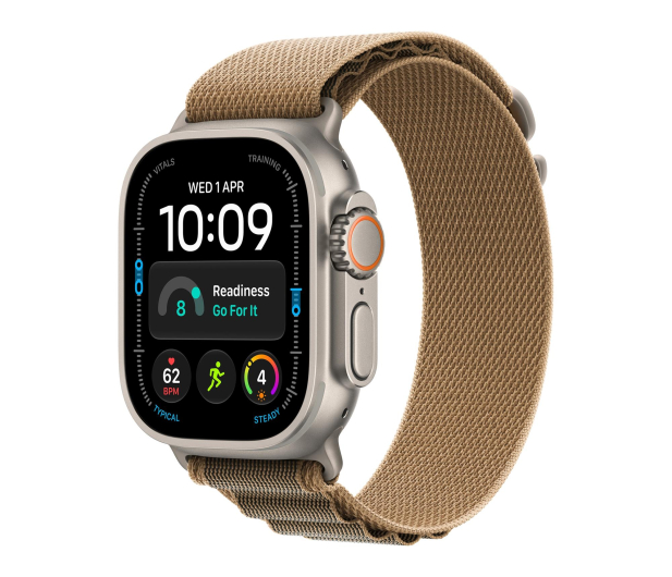 Apple Watch Ultra 4/Naturalny Tytan/Pustynna Opaska Alpine S - 1594108 - zdjęcie