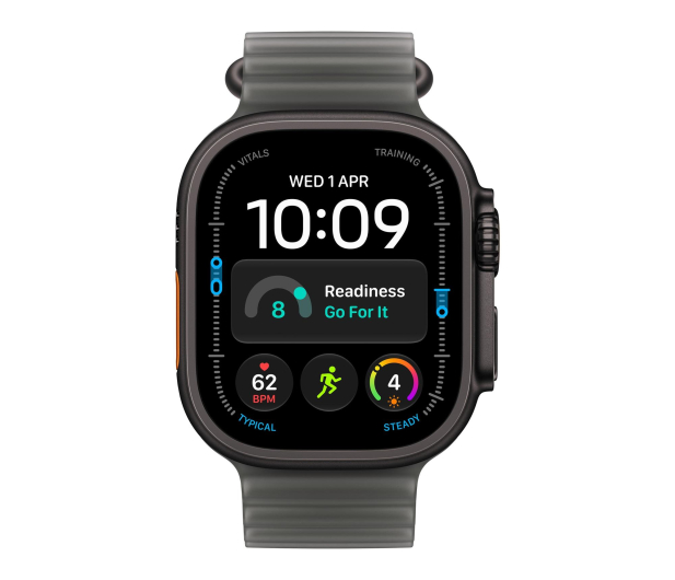 Apple Watch Ultra 4/Czarny Tytan/Półprzezroczysta czerń Ocean - 1594116 - zdjęcie 2