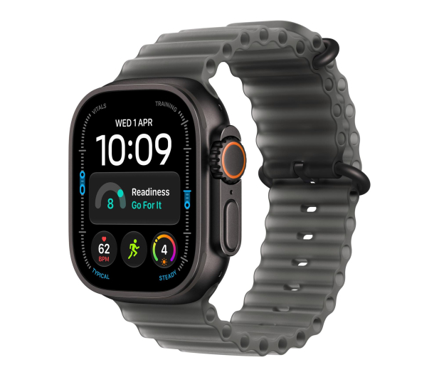 Apple Watch Ultra 4/Czarny Tytan/Półprzezroczysta czerń Ocean - 1594116 - zdjęcie