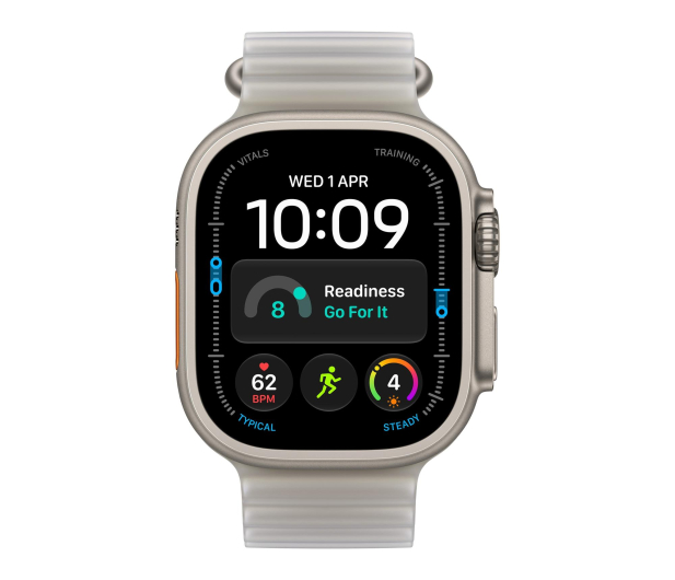 Apple Watch Ultra 4/Naturalny Tytan/Półprzezroczysta szarość Ocean - 1594107 - zdjęcie 2
