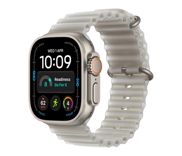 Apple Watch Ultra 4/Naturalny Tytan/Półprzezroczysta szarość Ocean - 1594107 - zdjęcie