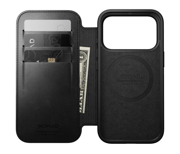 Nomad Modern Leather Folio do iPhone 18 Pro / 17 Pro MagSafe (blac - 1586562 - zdjęcie 3