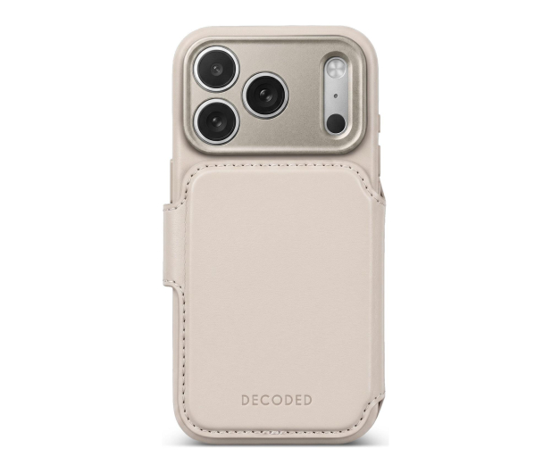 Decoded Leather Detachable Wallet do iPhone 18 Pro MagSafe (taupe) - 1586673 - zdjęcie