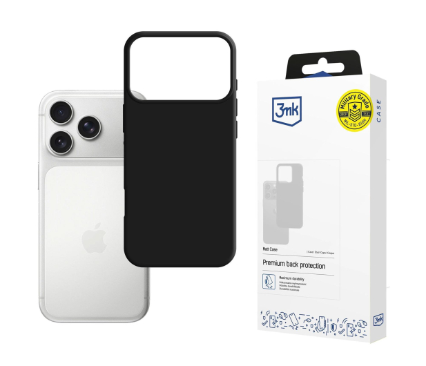 3mk ComfortDuo Matt Black do iPhone 17 Pro/ 18 Pro - 1587097 - zdjęcie