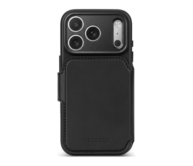 Decoded Leather Detachable Wallet do iPhone 18 Pro Max MagSafe (blac - 1586681 - zdjęcie