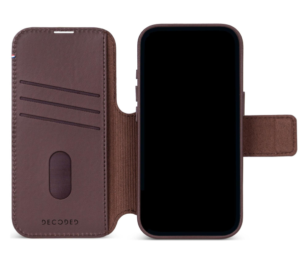 Decoded Leather Detachable Wallet do iPhone 18 Pro Max MagSafe (choc - 1586682 - zdjęcie 5