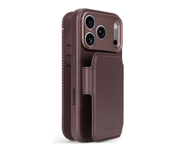 Decoded Leather Detachable Wallet do iPhone 18 Pro Max MagSafe (choc - 1586682 - zdjęcie 2