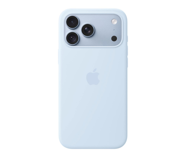 Apple Silikonowe etui z Magsafe do iPhone 18 Pro Max błękit - 1594001 - zdjęcie