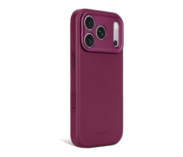 Decoded Leather Backcover do iPhone 18 Pro MagSafe (aubergine) - 1586668 - zdjęcie 2
