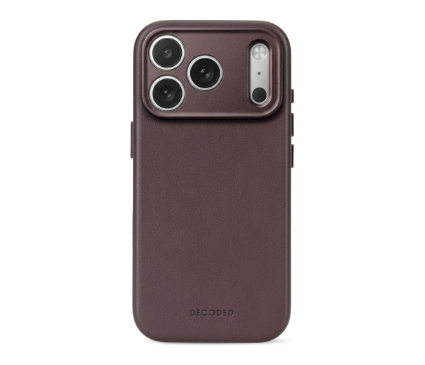 Decoded Leather Backcover do iPhone 18 Pro MagSafe (chocolat brown) - 1586664 - zdjęcie