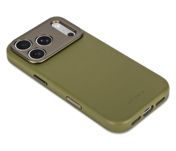Decoded Leather Backcover do iPhone 18 Pro MagSafe (moss green) - 1586667 - zdjęcie 6