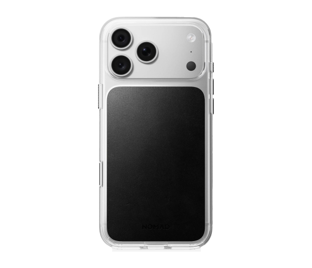 Nomad Clear Leather Case do iPhone 18 Pro / 17 Pro MagSafe (black) - 1586599 - zdjęcie