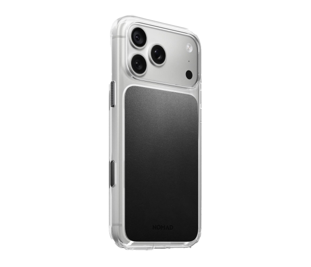 Nomad Clear Leather Case do iPhone 18 Pro / 17 Pro MagSafe (black) - 1586599 - zdjęcie 2