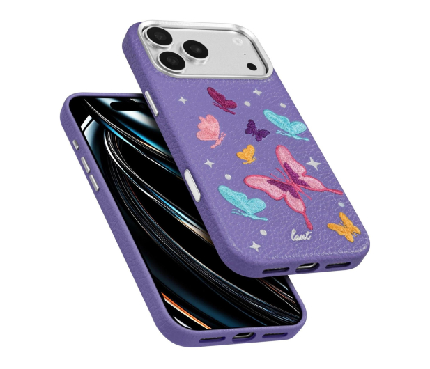 Laut Twine Edge do iPhone 18 Pro Max MagSafe (lilac butterfly) - 1586803 - zdjęcie