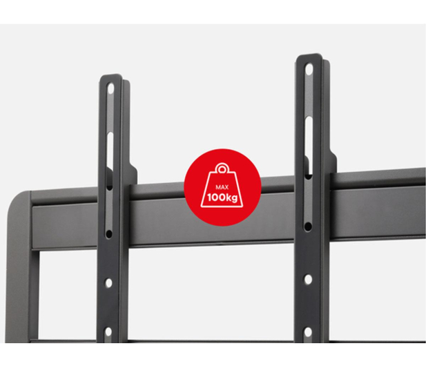 One For All WM5610 Uchwyt płaski do dużych TV 42"-100", max 100kg, Czarn - 1589596 - zdjęcie 5