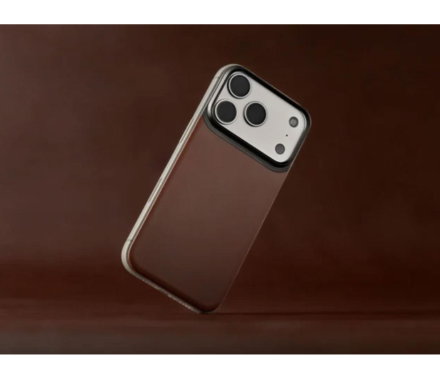 Nomad Magnetic Leather Back iPhone 18 Pro / 17 Pro MagSafe (rustic - 1586589 - zdjęcie 5