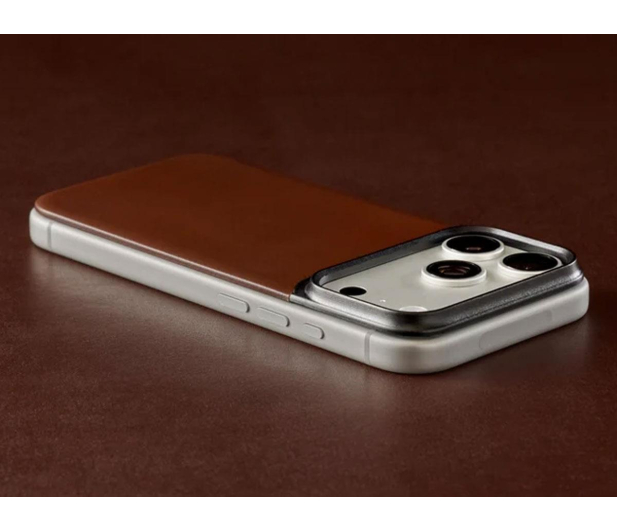 Nomad Magnetic Leather Back iPhone 18 Pro / 17 Pro MagSafe (rustic - 1586589 - zdjęcie 7